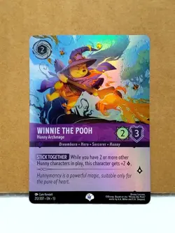 ATTACK OF THE VINE! DISNEY LORCANA WINNIE THE POOH - HUNNY ARCHMAGE EPIC 212/207 - Image 1