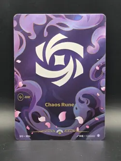Chaos Rune Foil Promo Riftbound Organized Play Promotional Cards R05b NM - Image 1