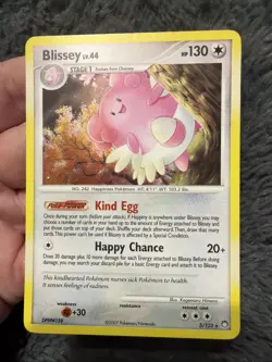 Blissey 5/123 Rare Pokemon Card Holo Mysterious Treasures 2007 MP - Image 3