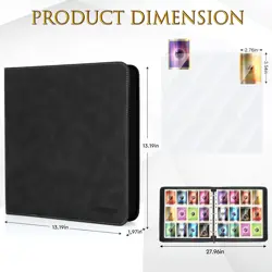 Trading Card Binder for TCG PM MTG OPCG YGO Holds 960 Cards 12 Pockets... - Image 3