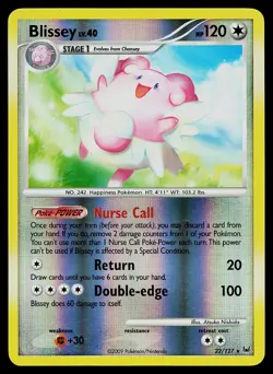 Pokemon Card - Blissey Platinum 22/127 Reverse Holo Rare - Image 1