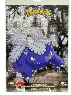 2025 Pokemon Crystal Card Collection Mixed Lot of 5 Trading Cards Venusaur - Image 2