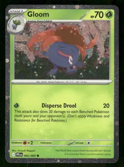 Gloom (Cosmos Holo) 002/094 Common Miscellaneous Cards & Products Pokemon NM - Image 1