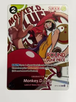 Monkey D. Luffy - One Piece x Round 1 Promo Card - OP16-095 - ENGLISH - NM/MT - Image 3