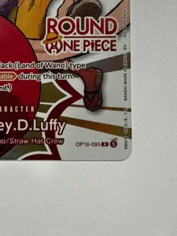 Monkey D. Luffy - One Piece x Round 1 Promo Card - OP16-095 - ENGLISH - NM/MT - Image 4