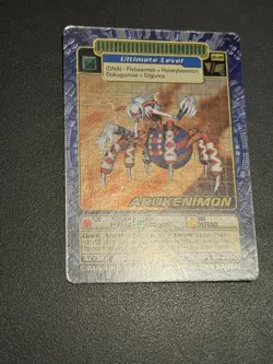 Digimon Arukenimon BO-184 Holo Digi Battle Card Series 4 Foil Bandai 2001 - Image 5