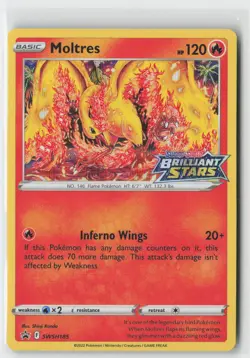 Moltres Holo Promo SWSH: Sword & Shield Promo Cards SWSH185 NM - Image 1
