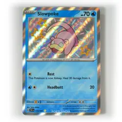 Pokemon - Slowpoke - 116/091 - SV Paldean Fates - Shiny Rare Card - Image 1
