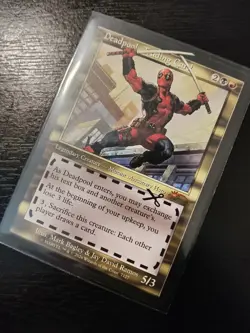 Deadpool, Trading Card (7127) - Retro Frame Non-foil Secret Lair Chase NM MTG - Image 2