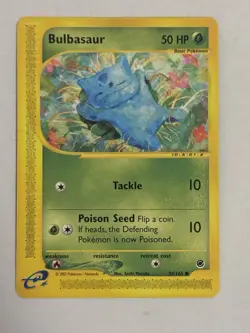 Pokemon TCG Bulbasaur Expedition Card 94/165, NM - Image 1