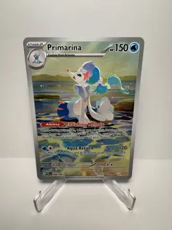 Pokemon TCG Primarina 088/084 Me05: Pitch Black Illustration Rare NM Card - Image 1