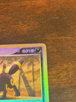 Pokemon Umbreon 24/100 Sandstorm Reverse Holo Rare Card English 2003 - Image 3