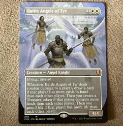 MTG Battle Angels of Tyr CLB 370 Mythic Rare Myriad White English 2022 - Image 1