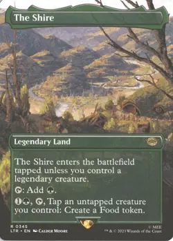 MTG The Shire (345) Non-Foil Borderless The Lord of the Rings NM - Image 1
