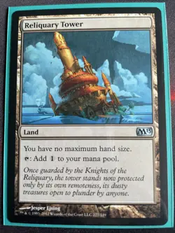 MTG Reliquary Tower Magic 2013 227/249 Regular Uncommon - Image 1