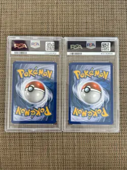 2010 POKEMON TRIUMPHANT PALKIA & DIALGA LEGEND #101 #102 PSA 8 - Image 2