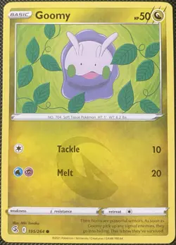 Goomy 195/264 Swsh08: Fusion Strike Regular - Pokemon Card - Image 1