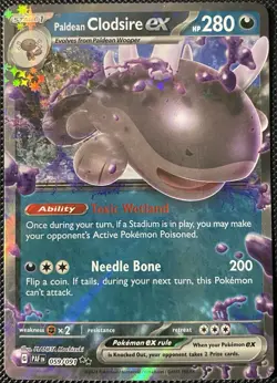 Paldean Clodsire ex 059/091 SV: Paldean Fates Holo - Pokemon Card - Image 1