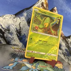 Treecko - 20/214 Pokemon Sm-Lost Thunder - Reverse Holo LP / LP+ Komiya Art - Image 2