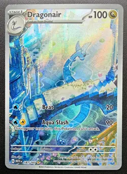 Pokemon TCG Dragonair IR Full Art Holo 181/165 SV 151 ENG 2023 100HP - Image 1