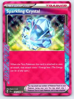 Sparkling Crystal 142/142 ACE SPEC Rare Stellar Crown Pokemon Holo Near Mint - Image 1