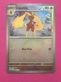 Lopunny (084/131) Master Ball Reverse Holo NM Prismatic Evolutions Pokemon TCG - Image 1