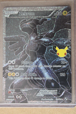 Pokemon TCG Zekrom 114/114 Celebrations: Classic Collection Holo - Image 1