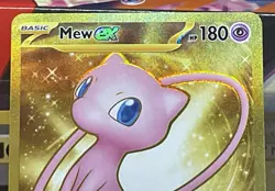 Mew ex 205/165 Gold Hyper rare Pokemon S&V 151 - Image 2
