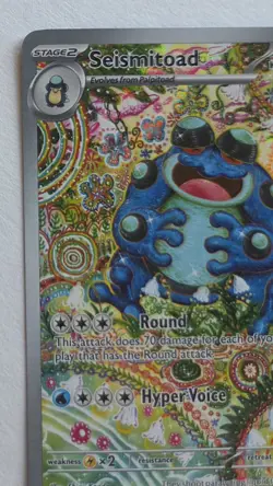 Pokemon TCG English Seismitoad Black Bolt Illustration Rare 105/086 - Image 2