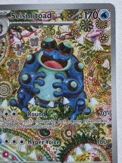 Pokemon TCG English Seismitoad Black Bolt Illustration Rare 105/086 - Image 3