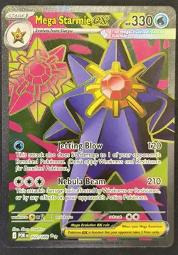 Mega Starmie ex 102/088 Perfect Order Pokemon - Image 1