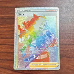Pokemon Piers 78/73 Champions Path Secret Rare Holo Trainer-Supporter English - Image 1