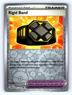 Rigid Band 165/165 Uncommon 151 Pokemon Reverse Holo Near Mint - Image 1