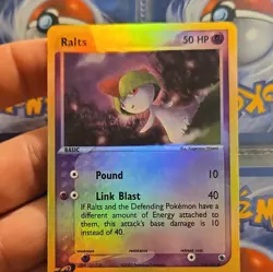 The Pokemon Company Pokemon TCG Ralts Ruby & Sapphire Reverse Holo Common 68/109 - Image 1