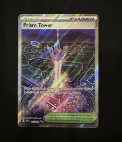 Prism Tower Ultra Rare 111/086 Pokemon TCG Chaos Rising - Near Mint - CLEAN! - Image 1