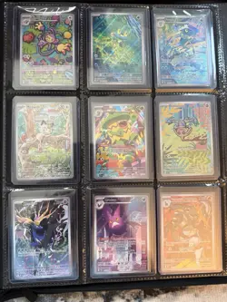 POKEMON TCG ILLUSTRATION RARE/FULL ART BINDER LOT - Image 1
