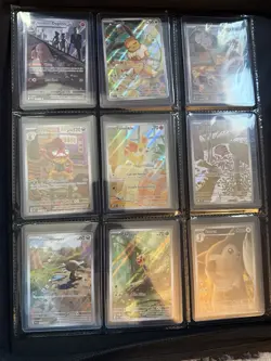 POKEMON TCG ILLUSTRATION RARE/FULL ART BINDER LOT - Image 2