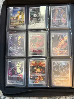POKEMON TCG ILLUSTRATION RARE/FULL ART BINDER LOT - Image 4
