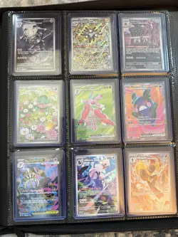 POKEMON TCG ILLUSTRATION RARE/FULL ART BINDER LOT - Image 5