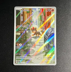 2026 Pokemon Mega Evolution Litleo 139 IR Illustration Rare Holo English - Image 1