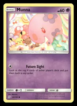 Munna 88/236 Unified Minds NM/M Pokemon - Image 1
