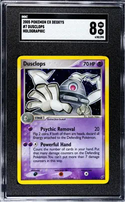 🔥2005 Pokemon EX Deoxys Holo Dusclops #7/107 - Image 1