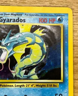 Pokemon TCG Gyarados Base Set 6/102 Holo Unlimited Holo Rare LP - Image 4