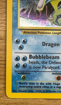Pokemon TCG Gyarados Base Set 6/102 Holo Unlimited Holo Rare LP - Image 5