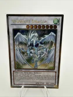 GOLD RARE Stardust Dragon 1st Edition Yugioh PGLD-EN076 Premium Gold Series - LP - Image 1