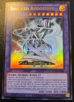 Invoked Augoeides BLGG-EN087 1st Edition Ultra Rare Glorious Gallery Yu-Gi-Oh! - Image 1