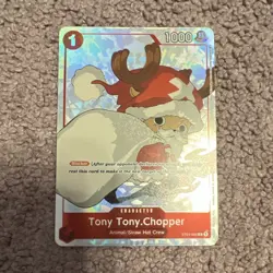 Bandai One Piece Card Game 2023 Gift Collection Tony Tony.Chopper ST01-006 - Image 1