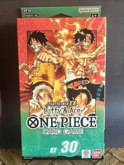 ONE PIECE STARTER DECK EX: LUFFY & ACE ST-30 English Sealed In hand - Image 1