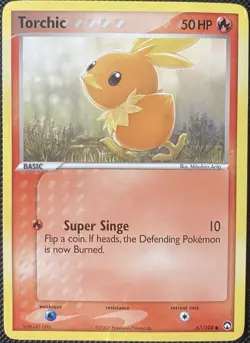 Torchic 67/108 Power Keepers Regular Pokemon Card - Image 1