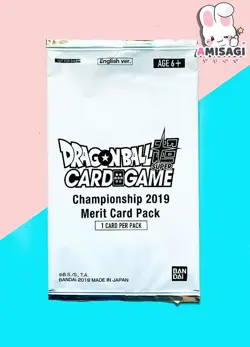 Dragon Ball Super: Card Game - Championship 2019 Merit Card Pack Booster TCG NEU - Image 1